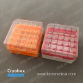 Plastic Cryobox for Cryotube Storage